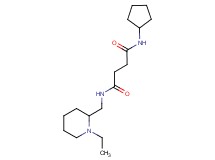 N-cyclopentyl-N'-[(1-ethylpiperidin-2-yl)methyl]succinamide