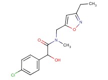 2-(4-chlorophenyl)-N-[(3-ethylisoxazol-5-yl)methyl]-2-hydroxy-N-methylacetamide