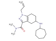 1-allyl-5-(cycloheptylamino)-N,N-dimethyl-4,5,6,7-tetrahydro-1H-indazole-3-carboxamide