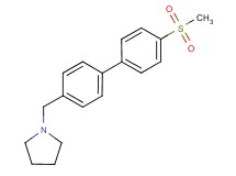 1-{[4'-(methylsulfonyl)biphenyl-4-yl]methyl}pyrrolidine