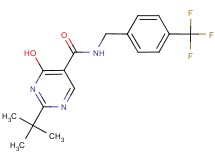 2-tert-butyl-4-hydroxy-N-[4-(trifluoromethyl)benzyl]pyrimidine-5-carboxamide