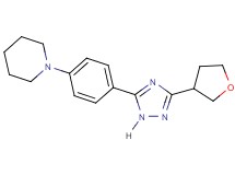 1-{4-[3-(tetrahydrofuran-3-yl)-1H-1,2,4-triazol-5-yl]phenyl}piperidine