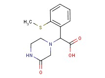 [2-(methylthio)phenyl](3-oxopiperazin-1-yl)acetic acid