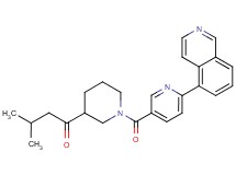1-{1-[(6-isoquinolin-5-ylpyridin-3-yl)carbonyl]piperidin-3-yl}-3-methylbutan-1-one