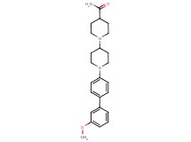 1'-(3'-methoxy-4-biphenylyl)-1,4'-bipiperidine-4-carboxamide