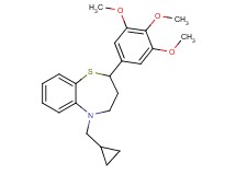 5-(cyclopropylmethyl)-2-(3,4,5-trimethoxyphenyl)-2,3,4,5-tetrahydro-1,5-benzothiazepine