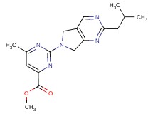 methyl 2-(2-isobutyl-5,7-dihydro-6H-pyrrolo[3,4-d]pyrimidin-6-yl)-6-methylpyrimidine-4-carboxylate