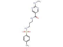 2-(methylamino)-N-(3-{[(4-methylphenyl)sulfonyl]amino}propyl)pyrimidine-5-carboxamide