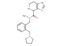 N-methyl-N-[2-(1-pyrrolidinylmethyl)benzyl]-4,5,6,7-tetrahydro-1H-imidazo[4,5-c]pyridine-4-carboxamide dihydrochloride