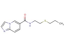 N-[2-(propylthio)ethyl]imidazo[1,2-a]pyridine-6-carboxamide