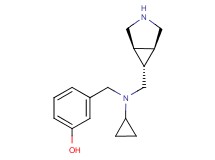 3-{[[(1R*,5S*,6r*)-3-azabicyclo[3.1.0]hex-6-ylmethyl](cyclopropyl)amino]methyl}phenol