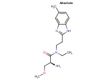 N~1~-ethyl-O-methyl-N~1~-[2-(5-methyl-1H-benzimidazol-2-yl)ethyl]-L-serinamide dihydrochloride