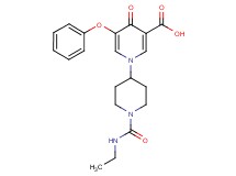 1-{1-[(ethylamino)carbonyl]piperidin-4-yl}-4-oxo-5-phenoxy-1,4-dihydropyridine-3-carboxylic acid