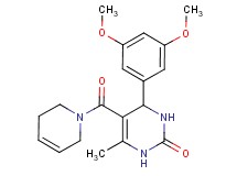 5-(3,6-dihydropyridin-1(2H)-ylcarbonyl)-4-(3,5-dimethoxyphenyl)-6-methyl-3,4-dihydropyrimidin-2(1H)-one