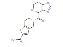 5-(4,5,6,7-tetrahydro-1H-imidazo[4,5-c]pyridin-4-ylcarbonyl)-4,5,6,7-tetrahydrothieno[3,2-c]pyridine-2-carboxamide dihydrochloride