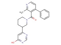 6-{1-[(2-methyl-4-phenylpyridin-3-yl)carbonyl]piperidin-3-yl}pyrimidin-4-ol
