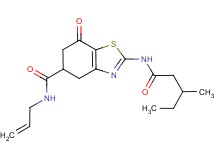 N-allyl-2-[(3-methylpentanoyl)amino]-7-oxo-4,5,6,7-tetrahydro-1,3-benzothiazole-5-carboxamide