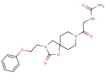 N-{2-oxo-2-[2-oxo-3-(2-phenoxyethyl)-1-oxa-3,8-diazaspiro[4.5]dec-8-yl]ethyl}urea