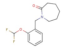 1-[2-(difluoromethoxy)benzyl]azepan-2-one