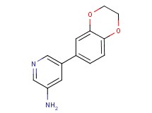 5-(2,3-dihydro-1,4-benzodioxin-6-yl)-3-pyridinamine