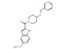 5-methoxy-2-{[4-(3-pyridinylmethoxy)-1-piperidinyl]carbonyl}-1H-indole