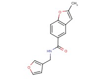 N-(3-furylmethyl)-2-methyl-1-benzofuran-5-carboxamide