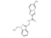 N-[(1-ethyl-1H-indazol-3-yl)methyl]-6-methylimidazo[1,2-a]pyridine-2-carboxamide