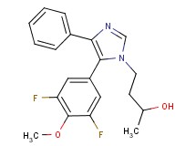 4-[5-(3,5-difluoro-4-methoxyphenyl)-4-phenyl-1H-imidazol-1-yl]butan-2-ol