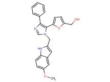 (5-{1-[(5-methoxy-1H-indol-2-yl)methyl]-4-phenyl-1H-imidazol-5-yl}-2-furyl)methanol