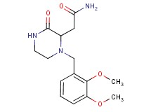 2-[1-(2,3-dimethoxybenzyl)-3-oxo-2-piperazinyl]acetamide