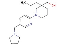 {3-propyl-1-[5-(pyrrolidin-1-ylmethyl)pyridin-2-yl]piperidin-3-yl}methanol
