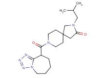 2-isobutyl-8-(6,7,8,9-tetrahydro-5H-tetrazolo[1,5-a]azepin-9-ylcarbonyl)-2,8-diazaspiro[4.5]decan-3-one