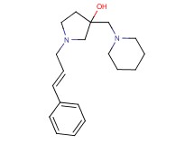 1-[(2E)-3-phenylprop-2-en-1-yl]-3-(piperidin-1-ylmethyl)pyrrolidin-3-ol