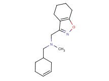 (cyclohex-3-en-1-ylmethyl)methyl(4,5,6,7-tetrahydro-1,2-benzisoxazol-3-ylmethyl)amine