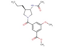methyl 3-{[(3S*,4R*)-3-(acetylamino)-4-propyl-1-pyrrolidinyl]carbonyl}-5-methoxybenzoate
