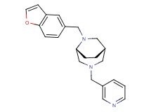 (1S*,5R*)-6-(1-benzofuran-5-ylmethyl)-3-(pyridin-3-ylmethyl)-3,6-diazabicyclo[3.2.2]nonane