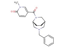 5-{[(1S*,5R*)-3-benzyl-3,6-diazabicyclo[3.2.2]non-6-yl]carbonyl}-1-methylpyridin-2(1H)-one