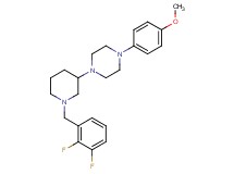 1-[1-(2,3-difluorobenzyl)-3-piperidinyl]-4-(4-methoxyphenyl)piperazine