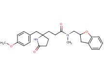 N-(2,3-dihydro-1-benzofuran-2-ylmethyl)-3-[2-(4-methoxybenzyl)-5-oxo-2-pyrrolidinyl]-N-methylpropanamide