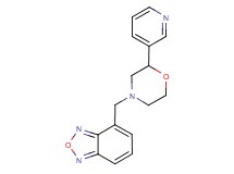 4-[(2-pyridin-3-ylmorpholin-4-yl)methyl]-2,1,3-benzoxadiazole