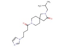 8-[4-(1H-imidazol-1-yl)butanoyl]-2-isobutyl-2,8-diazaspiro[4.5]decan-3-one