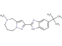 2-(5-tert-butyl-1H-benzimidazol-2-yl)-5-methyl-5,6,7,8-tetrahydro-4H-pyrazolo[1,5-a][1,4]diazepine