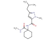 3-isobutyl-1-methyl-N-{1-[(methylamino)carbonyl]cyclohexyl}-1H-pyrazole-5-carboxamide