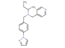 N-[4-(1H-pyrazol-1-yl)benzyl]-N-(pyridin-4-ylmethyl)butan-2-amine