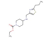 ethyl 4-{[(2-propyl-1,3-thiazol-4-yl)methyl]amino}piperidine-1-carboxylate