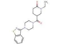 5-{[4-(1,2-benzisothiazol-3-yl)-1-piperazinyl]carbonyl}-1-ethyl-2-piperidinone