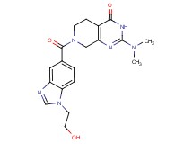 2-(dimethylamino)-7-{[1-(2-hydroxyethyl)-1H-benzimidazol-5-yl]carbonyl}-5,6,7,8-tetrahydropyrido[3,4-d]pyrimidin-4(3H)-one