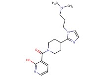 3-[(4-{1-[3-(dimethylamino)propyl]-1H-imidazol-2-yl}-1-piperidinyl)carbonyl]-2-pyridinol