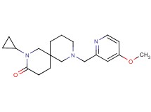 2-cyclopropyl-8-[(4-methoxy-2-pyridinyl)methyl]-2,8-diazaspiro[5.5]undecan-3-one