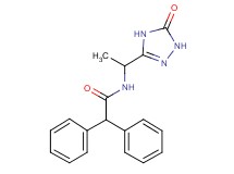 N-[1-(5-oxo-4,5-dihydro-1H-1,2,4-triazol-3-yl)ethyl]-2,2-diphenylacetamide